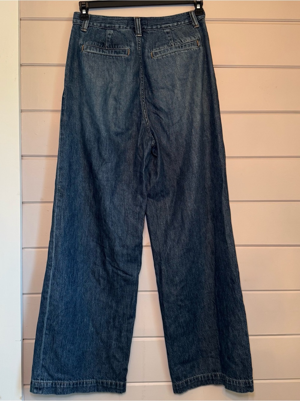 Madewell The Harlow Wide-Leg Jean: Airy Denim Edition Fieldale Wash; Airy - Picture 6 of 10
